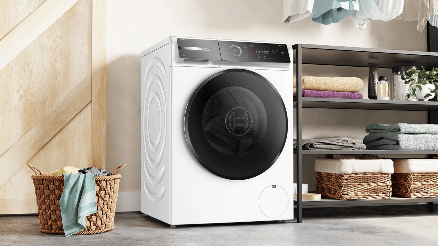 מכונת כביסה פתח קדמי 9 ק"ג &nbsp;Bosch WGB244A2FR - תוצרת גרמניה צבע לבן